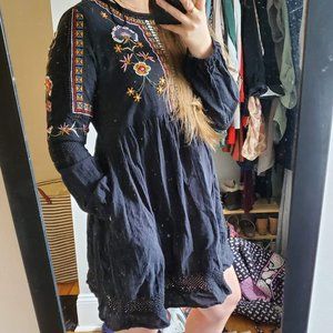 [World Market] Embroidered Dress Made in India